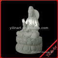Sandstone Sitting Guanyin statue sculpture YL-J044